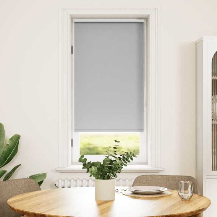 Grey Blackout Roller Blind 60 X 120 Cm 240746