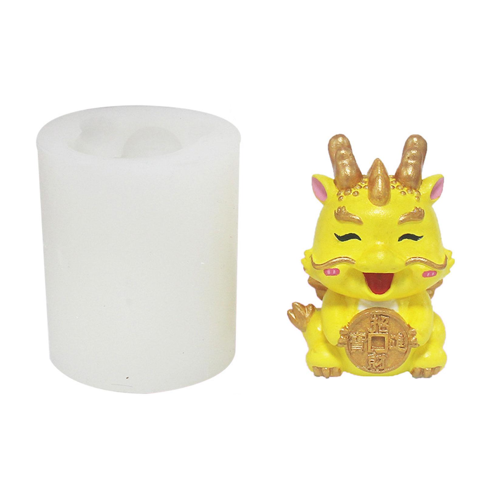 

Versatile Silicone Chocolate Mold Crafts Mould DIY Hand-Making Supplies Dragon Shaped Perfect for DIY Crafts Chocolates B