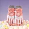 ColdSeason Warm Gloves for Boys and Girls Thickened with Round Logo Pattern  Waterproof Outside Anti Slip and Fleece Cycling Gloves