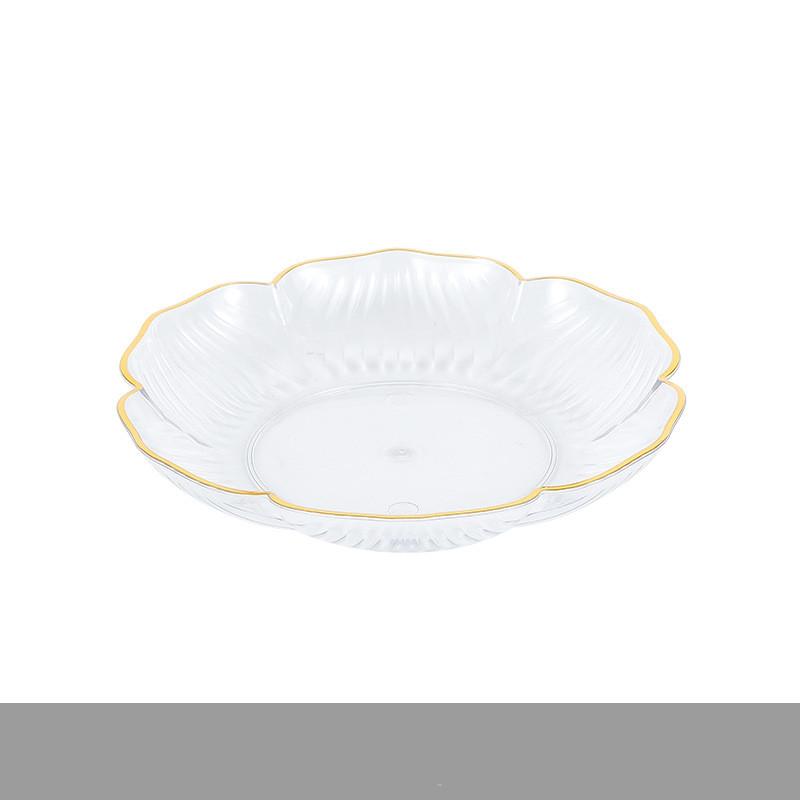 

4PCS Tableware Snack Cake Fruit Candy Plate Dishes Christmas Tableware Kitchen Fruit Bowls Beauty Table Accessories