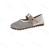 Fashion Mesh Breathable Soft Sole Single Shoes for Women Summer 2025 New Hollow Fashion Elegant Flats Comfortable Shallow Mouth Sandals