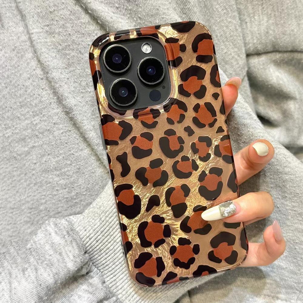 Luxury Gold Leopard Print Phone Case for Xiaomi Redmi Note 15 14 13 12 11 11S 10 10S 8 9 Pro 15C 9C 13C 14C A3 11S 9C A1 Cover