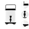 Beverage Dispenser with Faucet for And Cold Drinks, Portable Insulated Container Soup