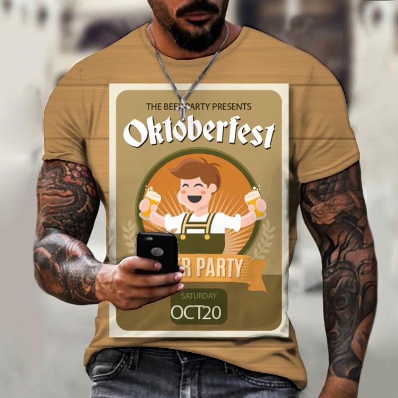 

Мужские футболки Повседневный спортивный костюм с 3D-принтом Футболка свободного покроя Летняя футболка Harajuku Funny O Neck Спортивная одежда Пляжная одежда с коротким рукавом для улицы 4XL серый