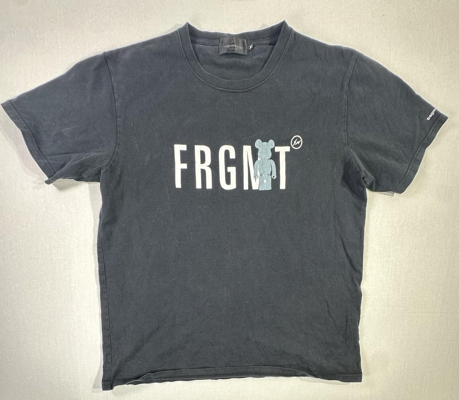 Fragment Design x Medicom Be@rbrick FRGMT XL Black Japan Bearbrick Tee Unisex T-Shirt XXXL
