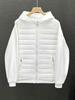 Men's Trendy Hooded Patchwork Jacket - Fleece-Lined, Lightweight, Autumn/Winter 2024 Arrival
