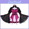 Monster High Draculaura Cosplay Kostüm Für Halloween Vampir Lolita Kurzer Rock Für Damen