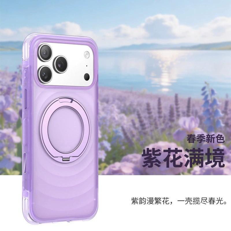 Magnetic Rotating Phone Case IPhone 16 17 18 Pro Max With Air Cushion Drop Protection Full Cover PC Shell