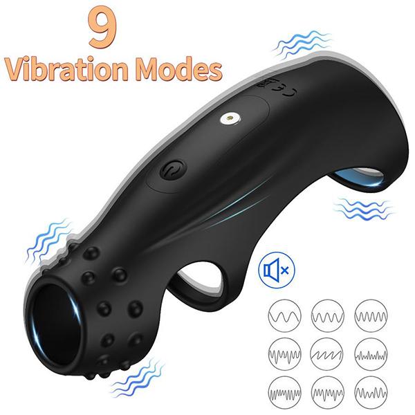 9 Vibration Cock Ring Sleeve Sex Toys Penis Sleeve With Remote Control Penis Ring Enhancer Cock Sleeve G Spot Vibrator Couples Adult Sex Toys For Men