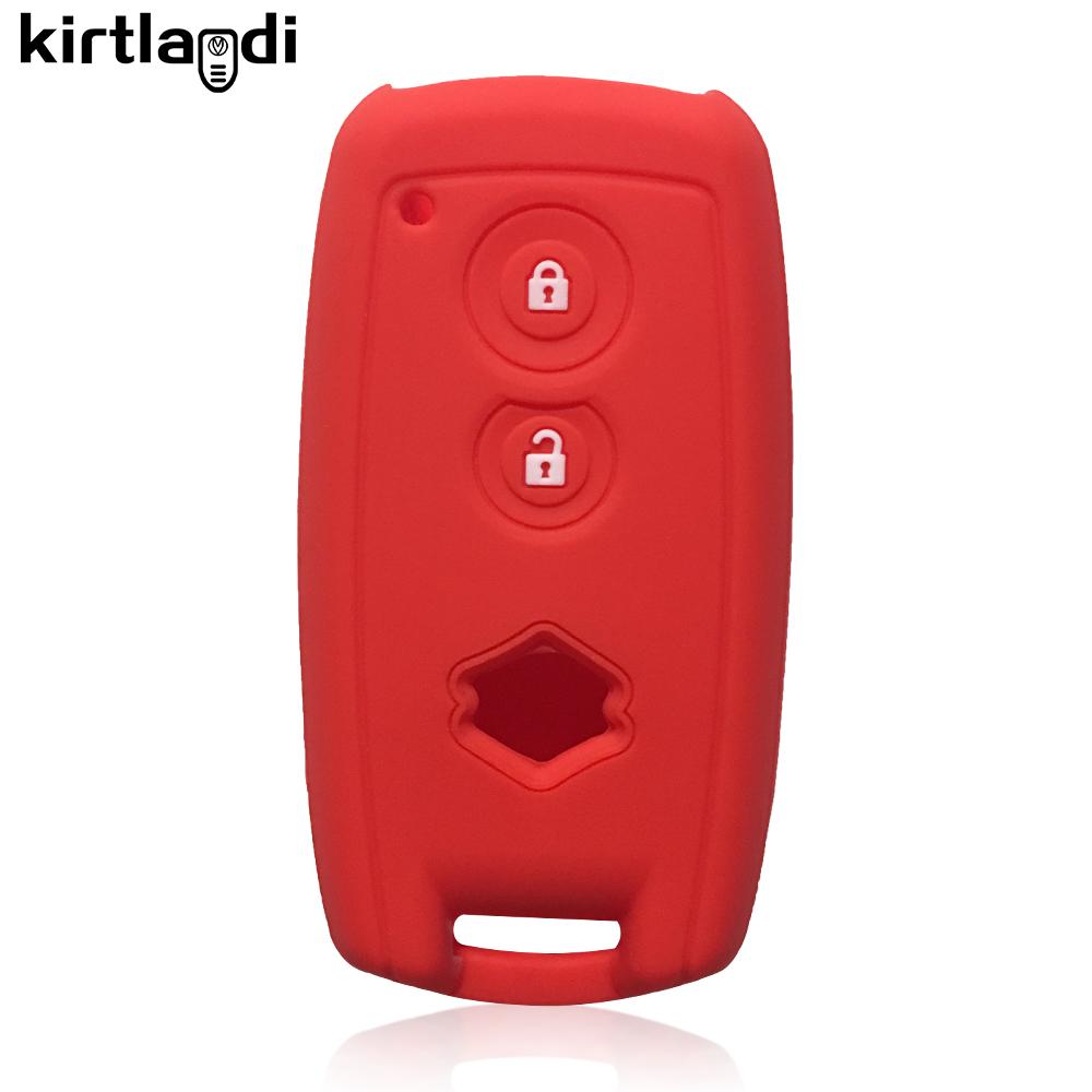 Couverture d'étui de clé en silicone pour Suzuki Grand Vitara Swift SX4 S-Cross XL-7 kuyucha sch4 pour Suzuki Swift 2007-2010 porte-clés