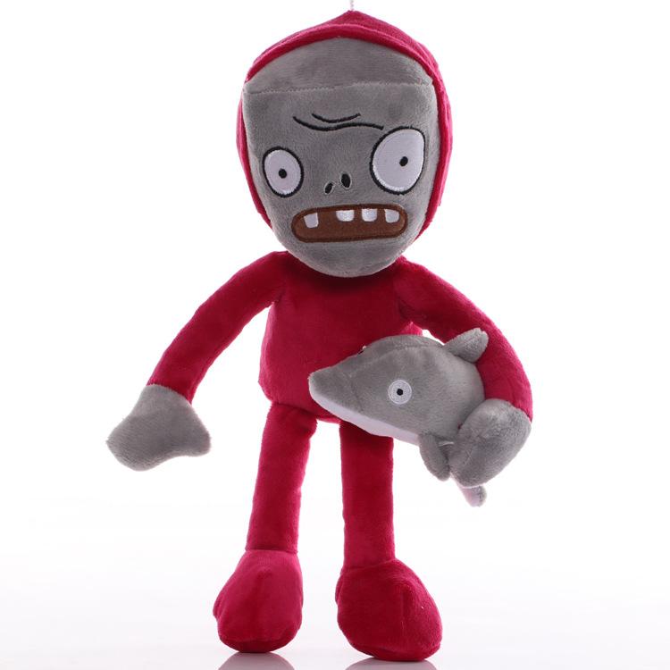 30cm Plants VS Zombies Peluche Jouets Peluche Microphone Zombie Zombie Journalier Dessin Animé Jeu Cosplay Figure Anime Cadeaux Enfants