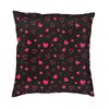 Custom Vintage Valentine Purple Hearts Pattern Throw Pillow Case Decor Home Nordic Cushion Cover Soft Pillowcase