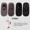 Professional Women Yoga Sock Silicone Anti-slip Ballet Pilates Socks Women Backless Breathable Bandage Yoga Sport Sock