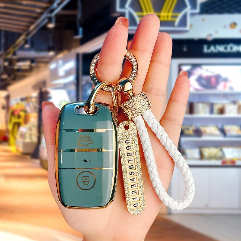 K3/K4/K5/KX3/KX5/Sportage/Sorento Yipao Key Case – Full Coverage Smart Car Key Shell