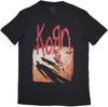 Rock Off offiziell lizenziertes Produkt Herren Korn Shadow Playground T-Shirt Anthrazitgrau