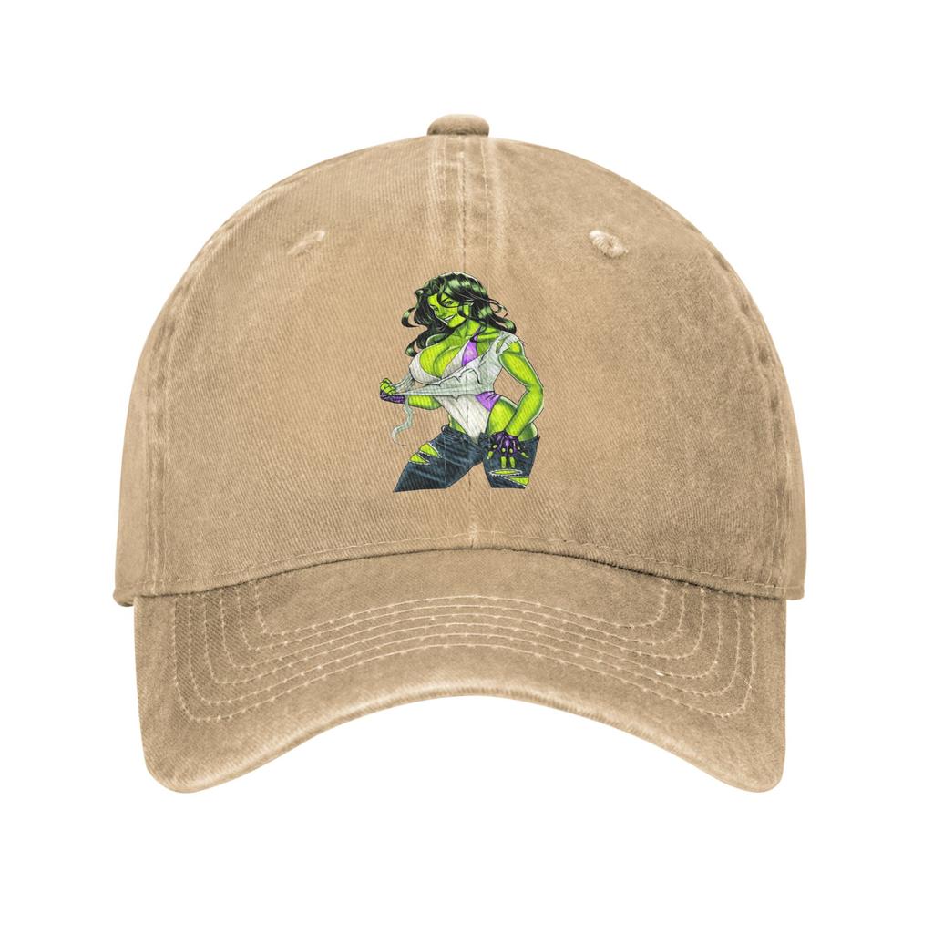 Hulk Multicolor Hat Peaked Womens Cap She Hulk SEXY Personalized Visor Protection Hats