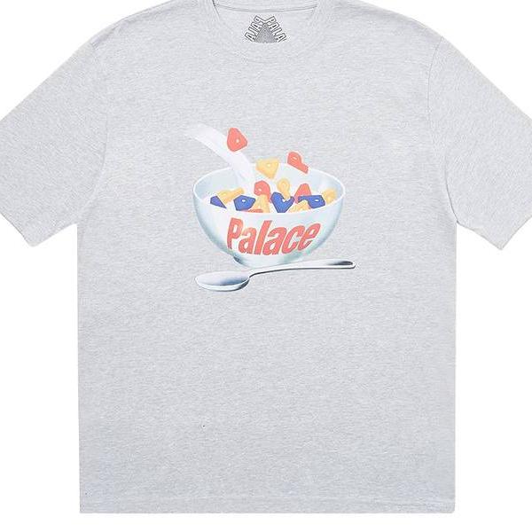 Palace Charms T-Shirt Grey Marl Men Tops P18TS108