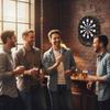 Electronic dart game with soft tips, dual LED screens, 33 games, 202 variations, up to 8 players