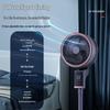 KKTV 12-inch Voice-Controlled Pedestal Fan
