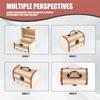 M-Modern-1PC Wooden Piggy Bank Safe Money Box Savings With Lock Wood Carving Handmade Coin Storage Box High Quality