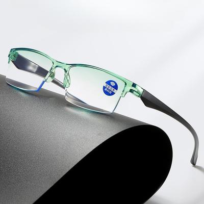 Anti-Blue Light Reading Glasses Fashion Gradient Presbyopia Glasses Gifts for Parents HD Hyperopia Glasses +1.0 To +4.0
