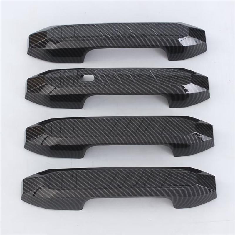 Car Door Handle Cover Trim For Chery Jetour Traveler 2024 Accessories Carbon Fiber-A87Q