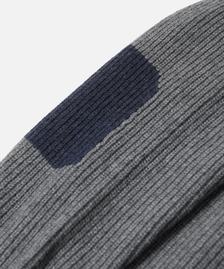 FRIZMWORKS Patch Round Pullover Knit _ Gray