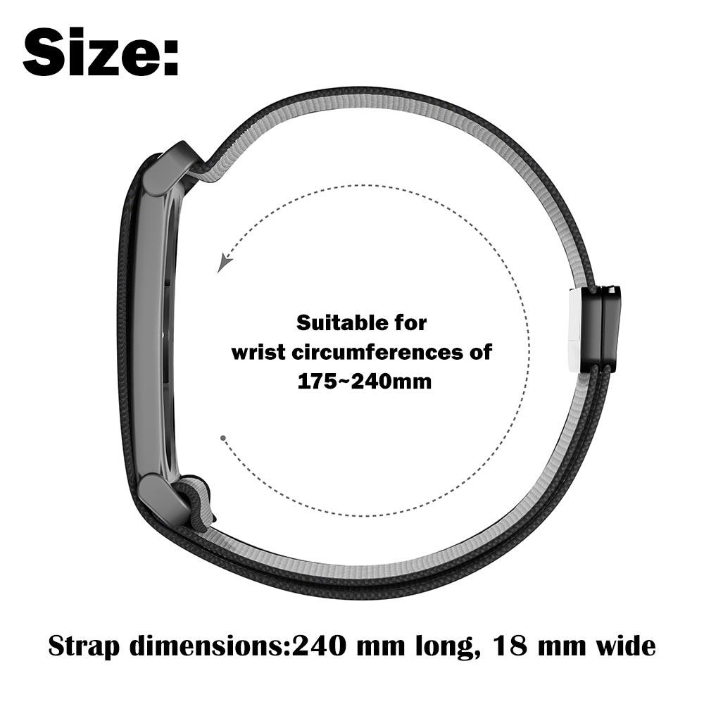 2 Stück Original-Nylonarmband für Google Fitbit Air Uhrenarmbänder Fitness-Tracker Sport Ersatzarmband für Google Fitbit Air Armbänder