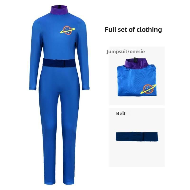 Toy Story Alien Cosplay Costume With Polyester Fabric For Halloween Stage Performances 110cm