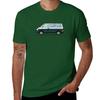 T4 Bus White Green Tshirt Funnys Anime Clothes Graphics Unisex Workout Shirt