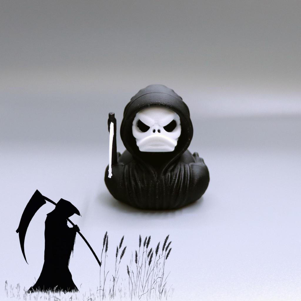 3D Grim Reaper Duck Halloween Ornament - Bestseller