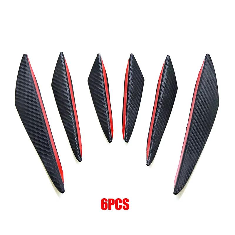 4S Universele Voorbumper Lip Decoratie Diffuser Splitter Vinnen Body Spoiler Canards Valence Kin Auto Tuning Canard Decor