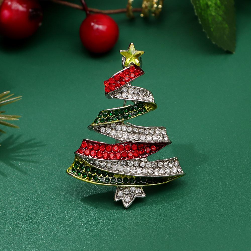 Rinhoo Xmas Enamel Penguin Snowman Hats Brooch Pins Christmas Socks Animal Penguin Insect Gloves New Year Gift Jewelry