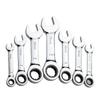 Short Handle Adjustable Head Ratchet Wrench Mini Fast Ratchet Wrench Labor-Saving Auto Repair Hardware Dual-Purpose Wrench Tool