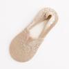 Women's Lightweight Lace Breathable Invisible Casual Socks Sweat Absorbing Silicone Non Slip Socks Five Pairs Set