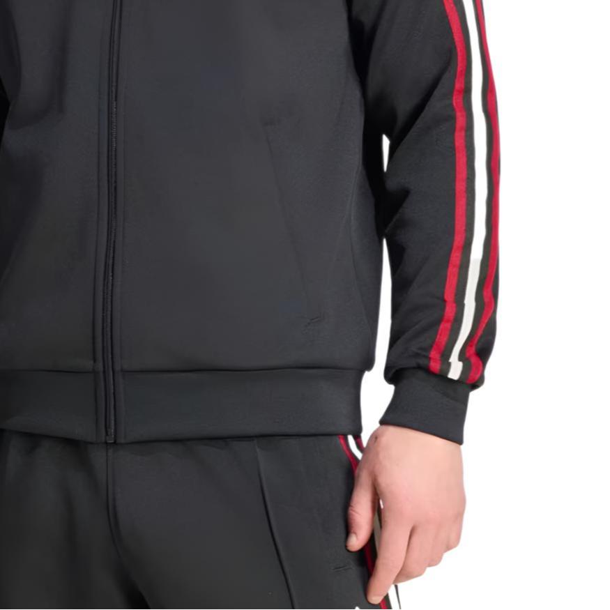adidas Originals Manchester United Monocolore Retro Comoda Giacca Aderente Giubbotti da Uomo JZ2230