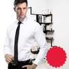 Clearance Autumn Men's Casual Fashion Long Sleeve Business Shirt with Turn-Down Collar and Straight Pattern.