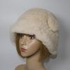 Winter Women Outdoor Knitted Real Rex Rabbit Fur Hat Natural Warm Fur Bucket Hats Girls Fashion Fluffy Real Rex Rabbit Fur Caps