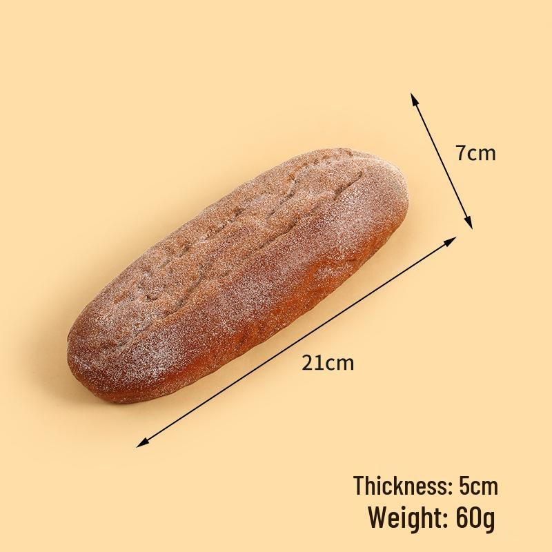 Baguette e Bruco in PU Sintetico, Oggetto di Scena per Esposizione, Decorazione o Servizi Fotografici