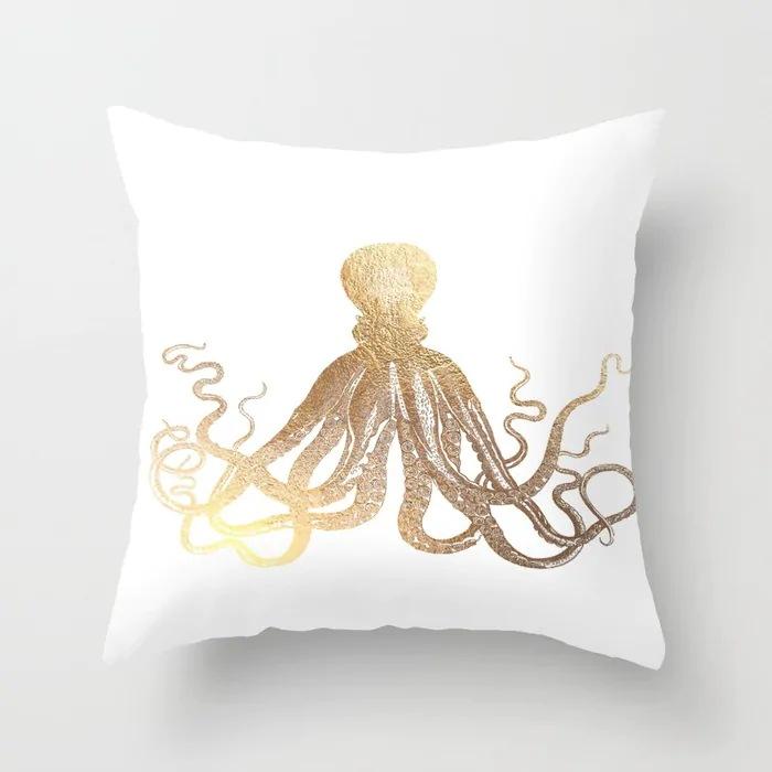 Peach Leather Velvet Yiwu Pillow Creative Home Car Cushion Picture Pillow Case Golden Bee Sofa
