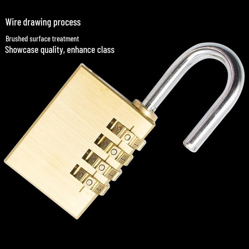Haise Dick Brass Combination Padlock