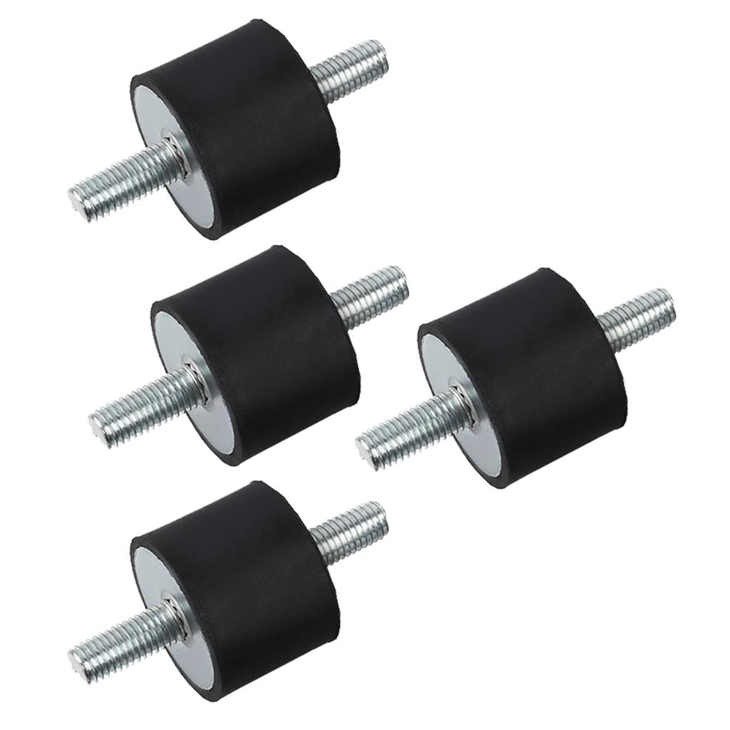 4 ks Gumové silentbloky M10 40*30 Gumové silentbloky motoru Gumové antivibrační silentbloky pro kompresory, motory, čerpadla, svařovací stroje