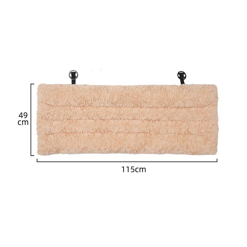 Damen Winter Plüsch Autositz- und Rückenlehnenbezug – Warm, Niedlich, Integriertes Design