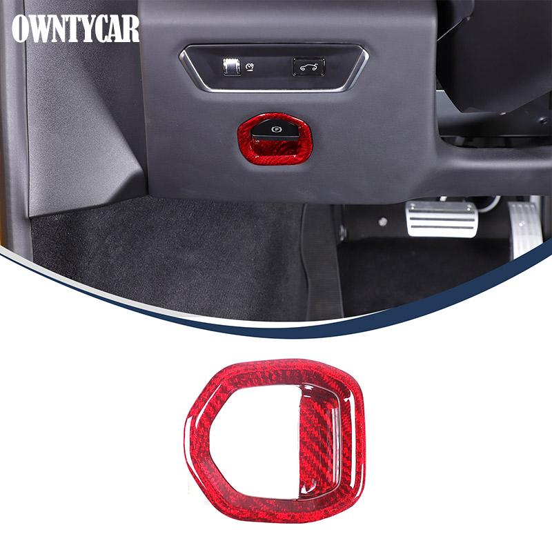 For Lotus EMIRA 2026-2026 Red Real Carbon Fiber Car Steering Wheels Console Gear Shift Panel Cover Trim Sticker Car Accessories
