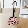 Polka Dot Halloween Bag Pendant Solid Color Beg Accessories Creative Pumpkin Keychain  Bag Charm