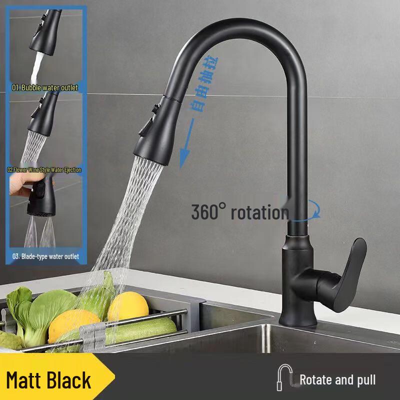 TLXT Pull-Out Kitchen Faucet
