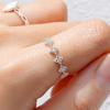 47Bag 925 Silver Layered Cubic Ring Sierra