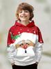 Boys' 3D Christmas Graphic Hoodie Long Sleeve Tops Casual Polyester Hoody Fall Spring Outerwear Sweatshirt Children's Clothing