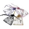 25pcs Organza Bags Colorful Butterfly Jewelry Bags Drawstring Pouches For Wedding Party Decoration Candy Jewelry Packaging Bags