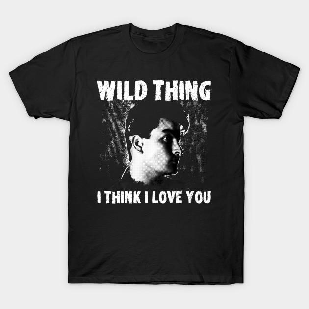 

Men Black Print T-shirt Wild Thing No-Cut Transfer Paper Print Cotton Tshirt XL чорний